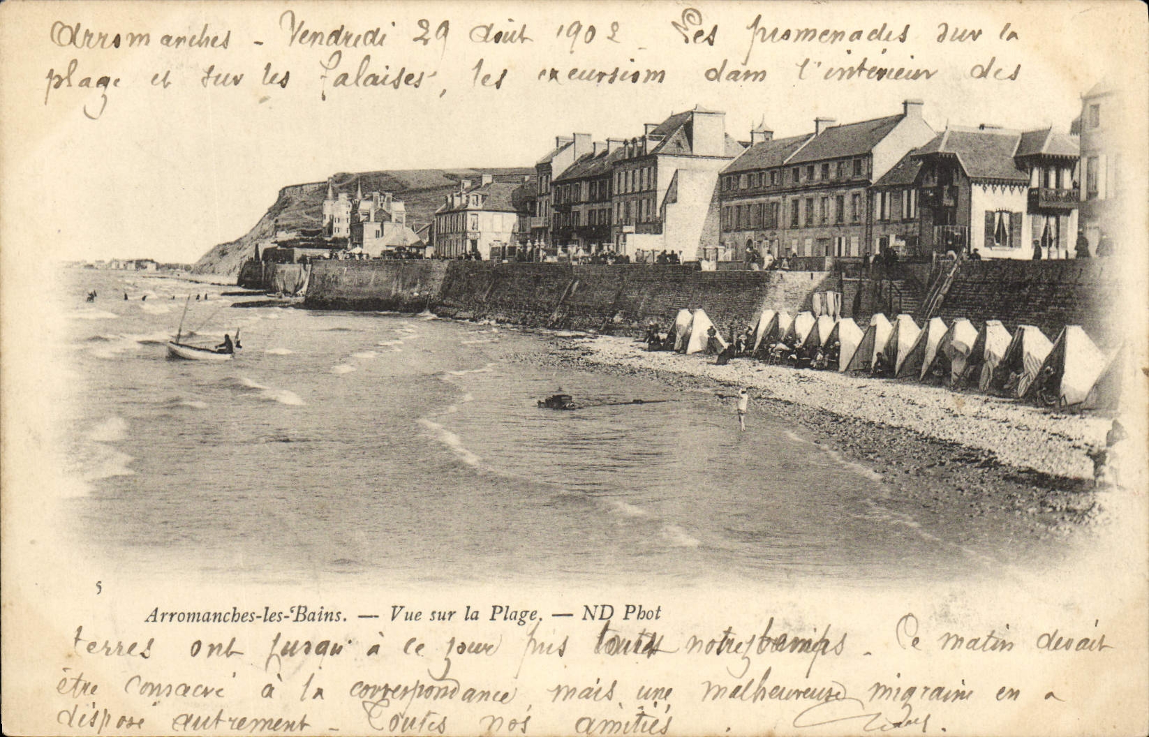 Arromanches-les-Bains — Vue sur la Plage — ND Phot