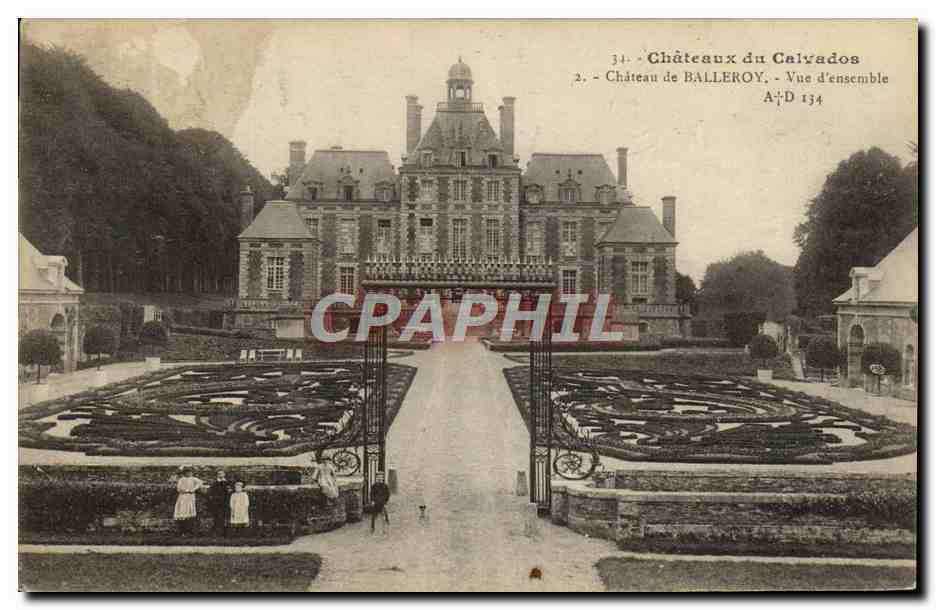 Château de Balleroy — Vue d'ensemble — A.D. 134, Châteaux du Calvados