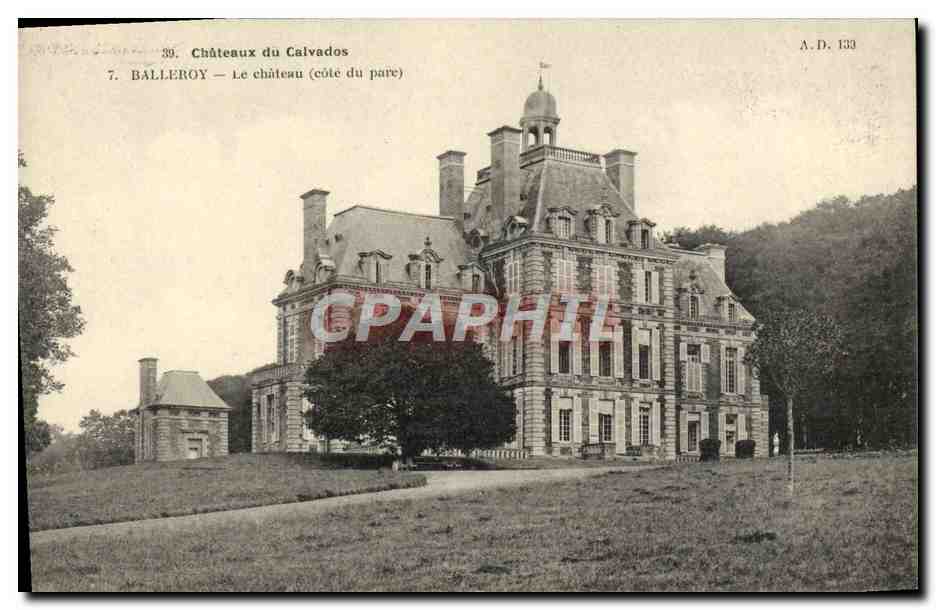 CPA Chateaux du calvados Balleroy Le Chateau