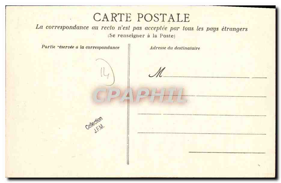 CPA Chateaux du calvados Balleroy Le Chateau — Verso