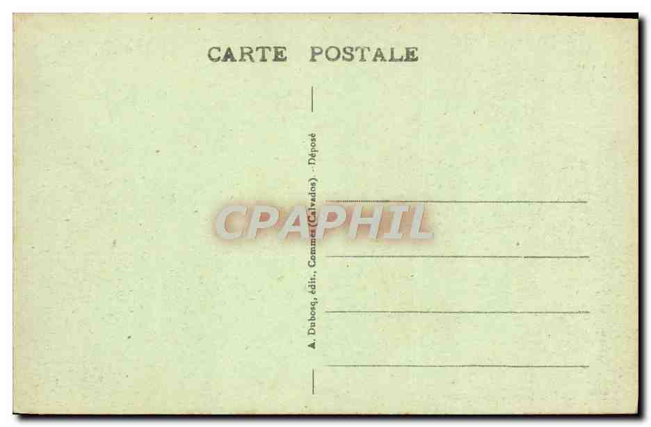 Le Château et ses deux Pavillons — Balleroy — A. Dubosq, édit., Calvados — Reverso