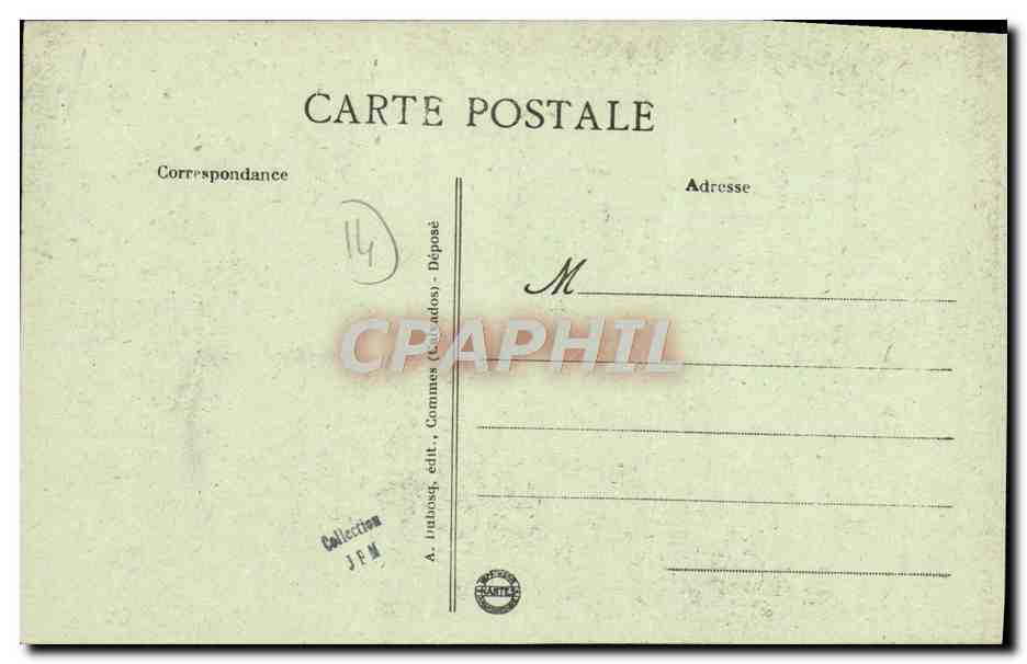 Balleroy - L'Entrée du Château et l'Église — Châteaux du Calvados, n° 44 — Reverso