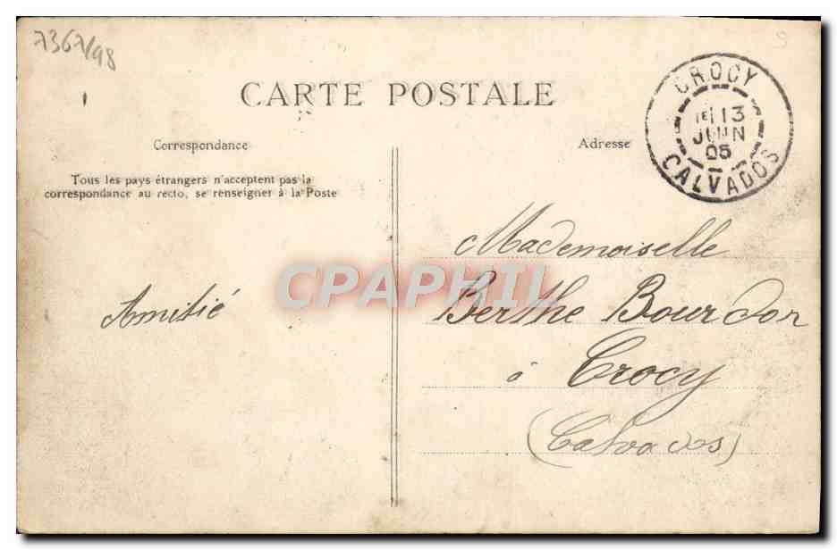 Environ de Bayeux — Château de Balleroy — La C.P.A. — Achterkant