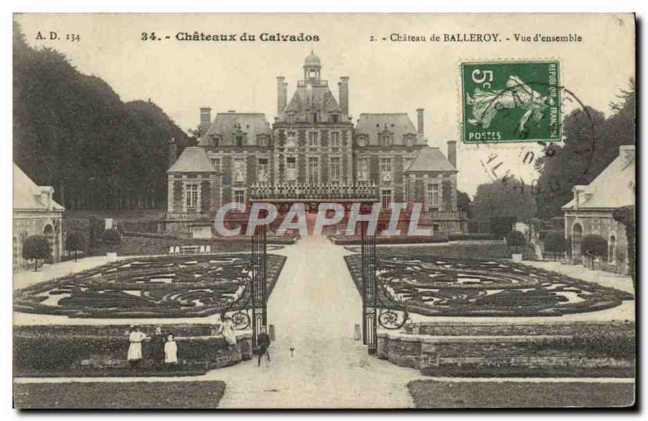 Château de Balleroy — Vue d'ensemble — A. Duboué, éditeur (Calvados)