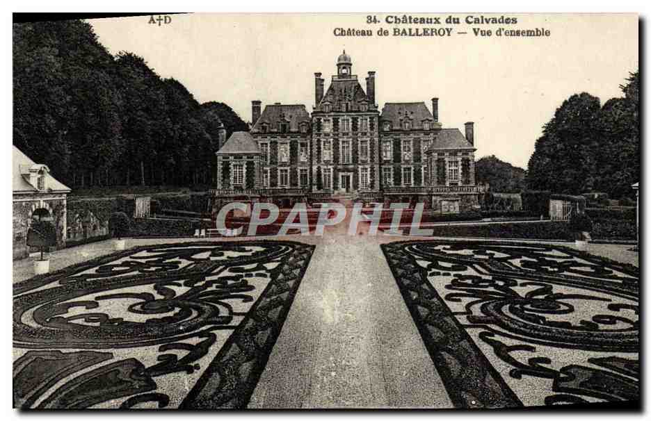 Château de Balleroy — Vue d'ensemble — A+D, n°34 Châteaux du Calvades
