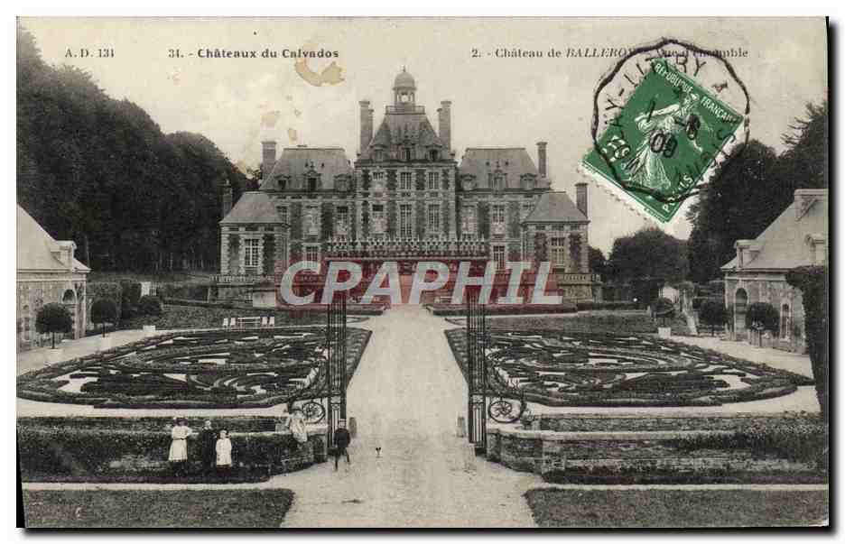 Château de Balleroy — Vue d'ensemble — A. Dibosq, éditeur, n° 31