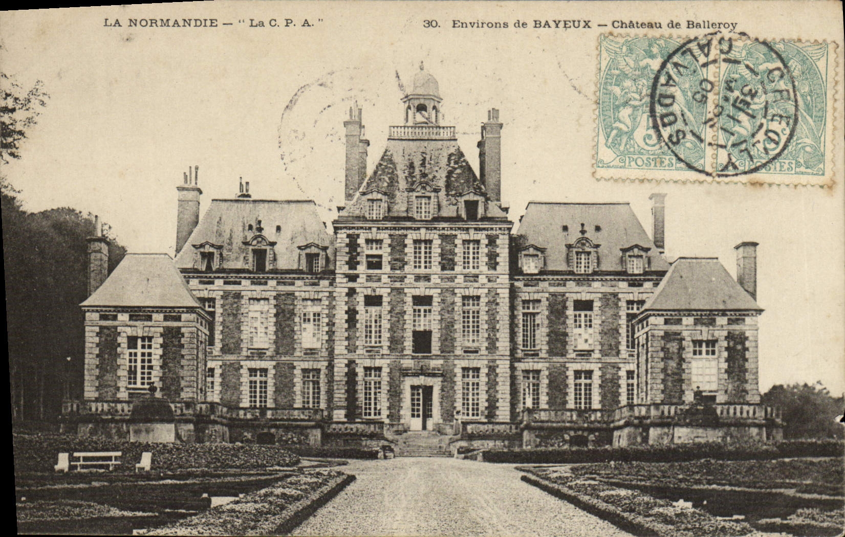 Château de Balleroy — Environs de Bayeux — La C.P.A. n°30