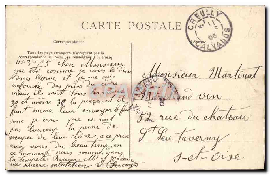 Château de Balleroy — Environs de Bayeux — La C.P.A. n°30 — Rückseite