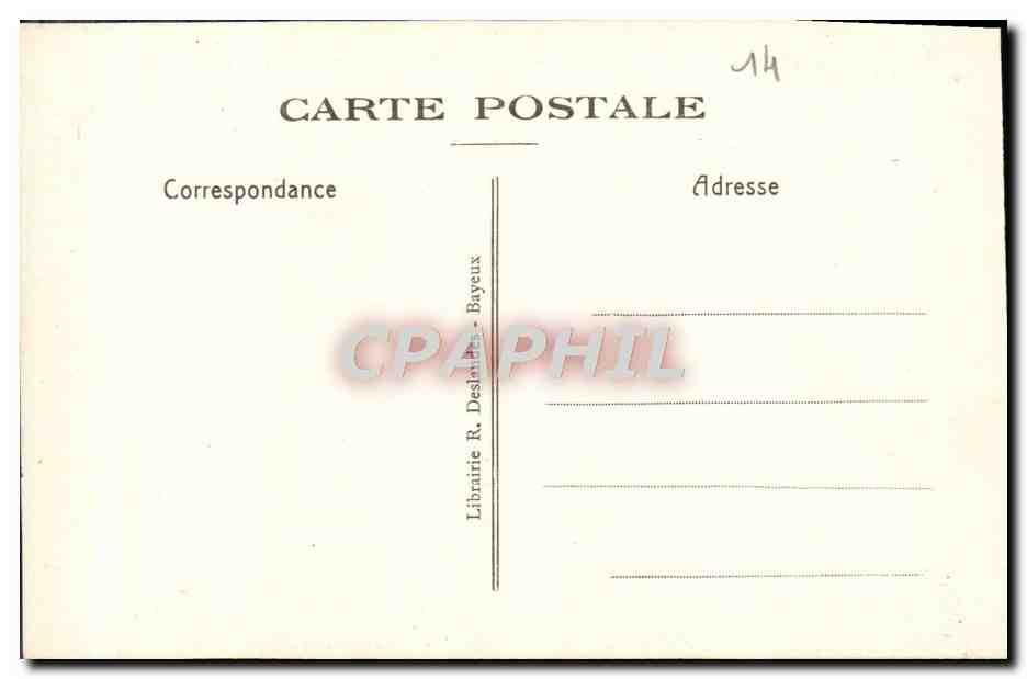 Bayeux — La Cathédrale, vue du Pont des Trois-Lanterne — Librairie R. Desloge, Bayeux — Reverso