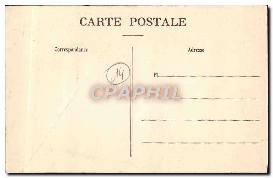 Bayeux — La Cathédrale vue du Pont des Trois-Lanterne — Éditeur non identifié, n° de série 3 — Rückseite