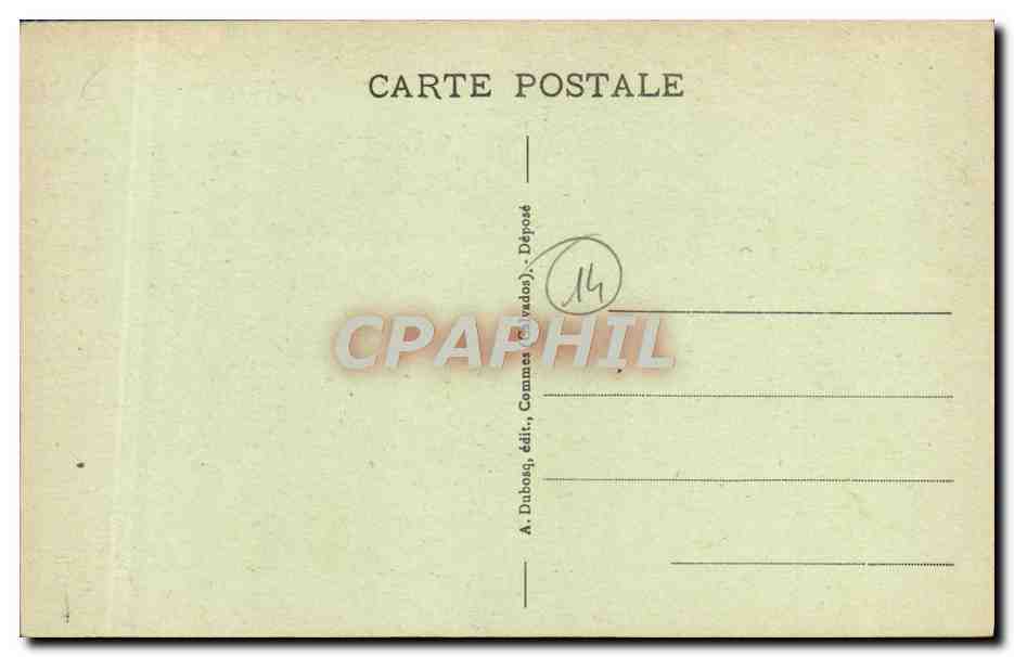 Bayeux - Rues Saint-Martin et des Cuisiniers — A. Dubose, édit., Commes (Calvados) — Rückseite