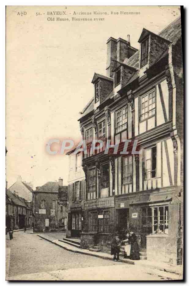 Bayeux — Ancienne Maison, Rue Bienvenue — A. Dubosq, édit.