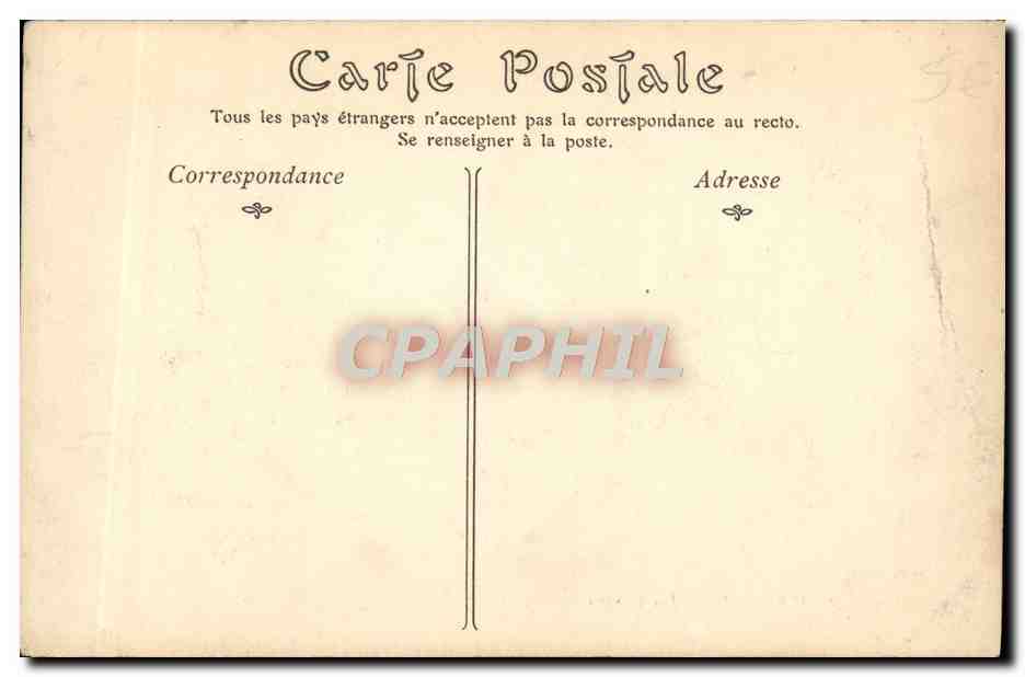 CPA Auberville Les falaises — Rückseite