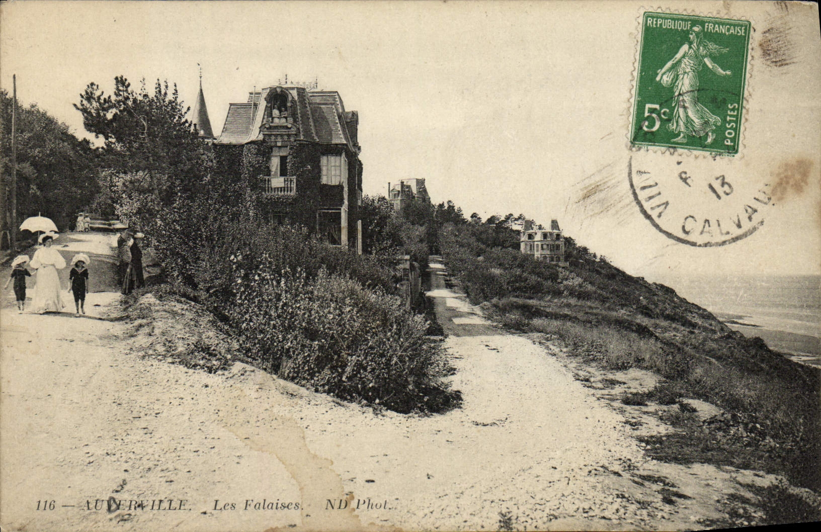 CPA Auberville Les falaises