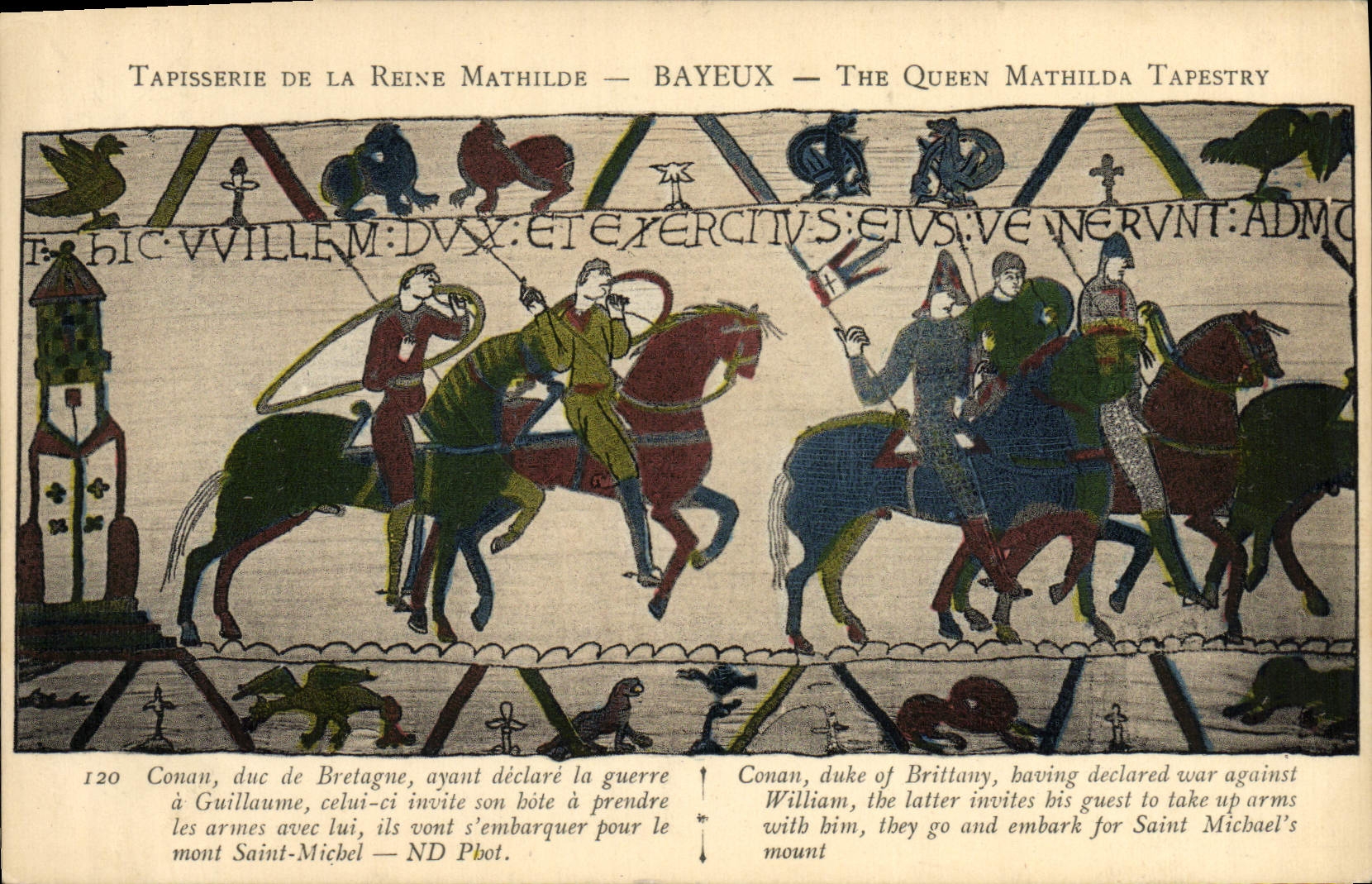 Tapisserie de la Reine Mathilde — Bayeux — The Queen Mathilda Tapestry — n°120