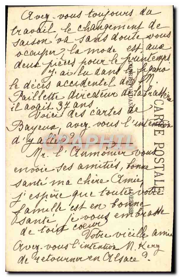 Bayeux — La Cathédrale — Les Grilles du Chœur — LL. — Achterkant