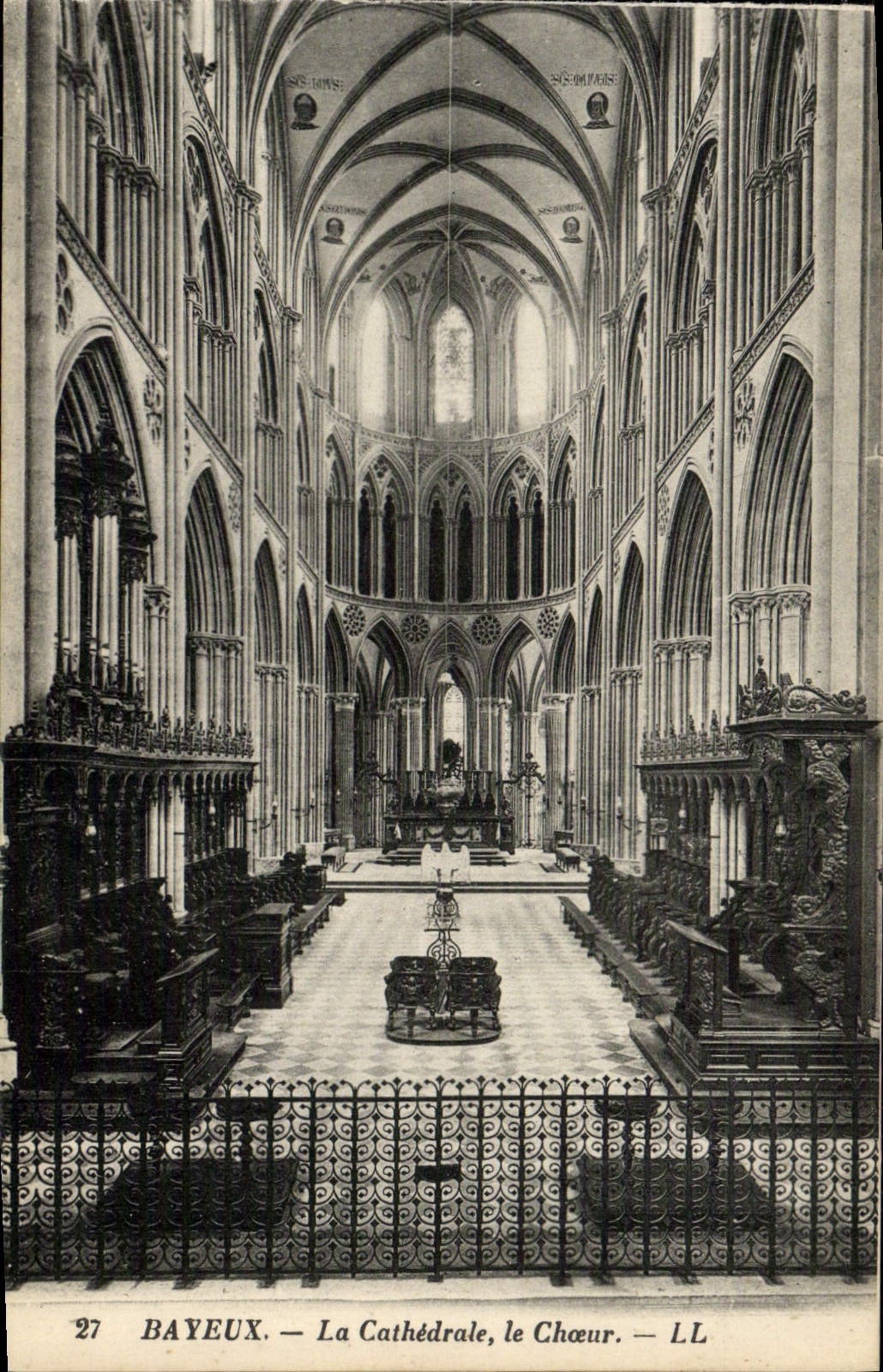 Bayeux — La Cathédrale, le Chœur — LL