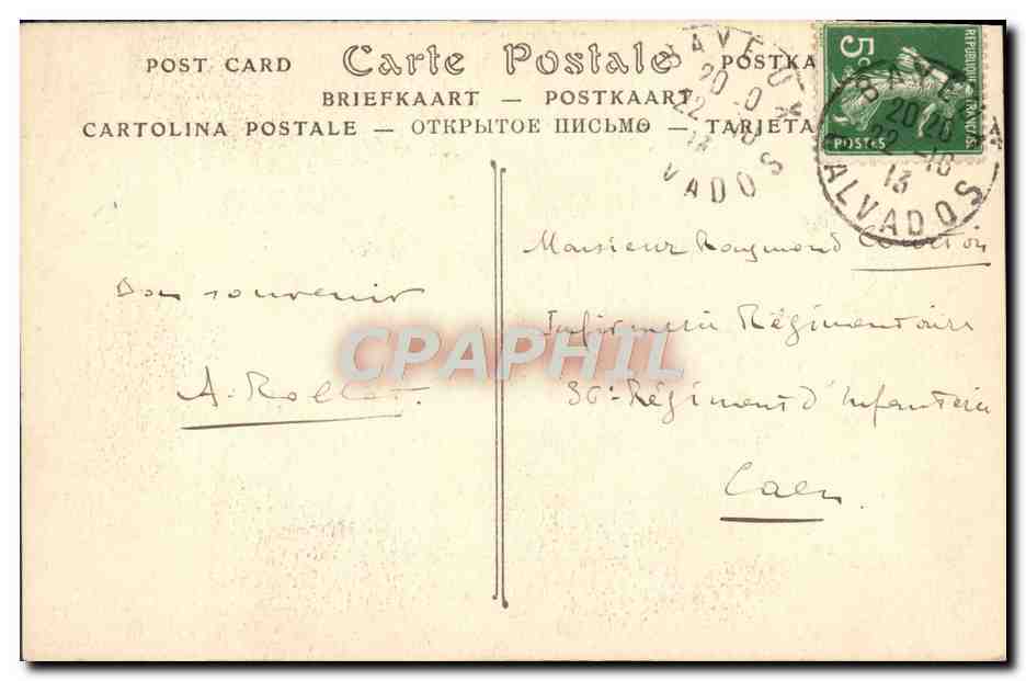 Bayeux — La Cathédrale, vue prise de l'Évêché — ND Phot. n°55 — Reverso