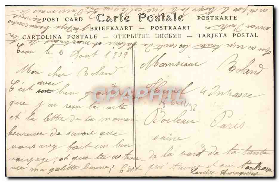 Bayeux — La Cathédrale, vue prise de l'Évêché — ND Pbot. — Rückseite