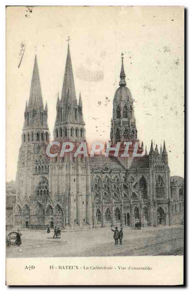 Bayeux - La Cathédrale - Vue d'ensemble — A&D n°11 - Recto