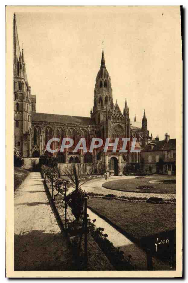 Bayeux — Les Jardins de l'Ancien Evêché et la Cathédrale — Édition d'Art TVON