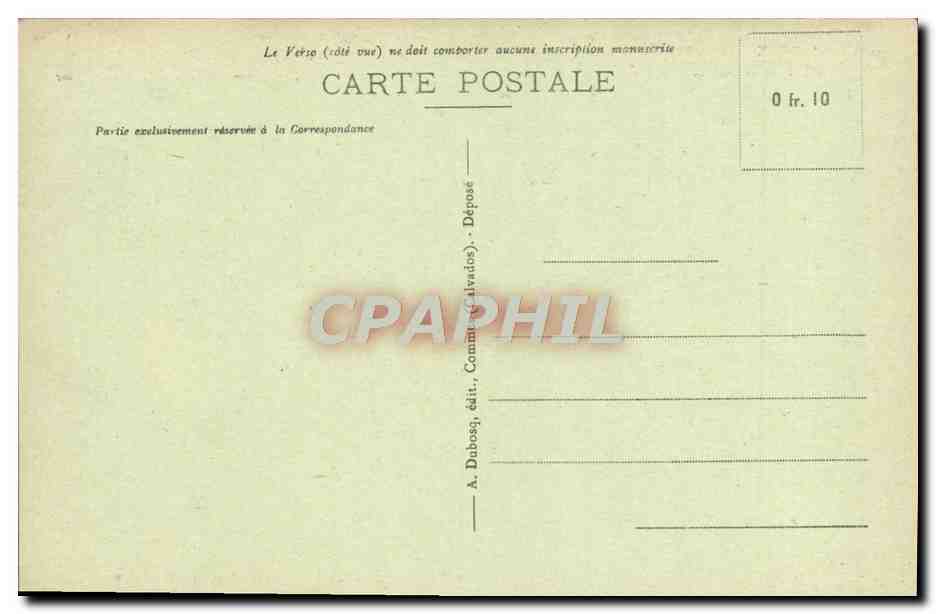CPA Bayeux La Cathedrale prise de l'ancien eveche  — Verso