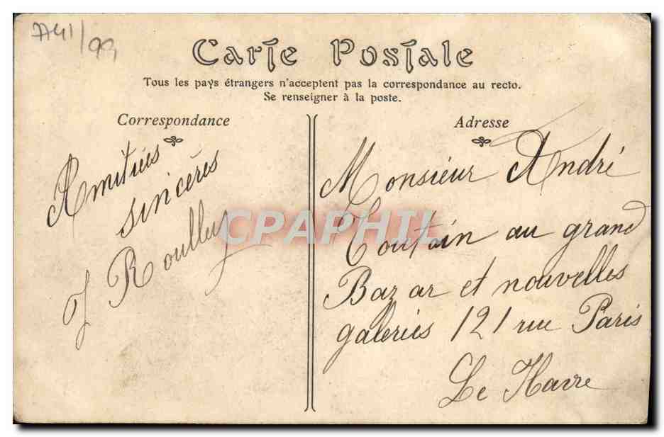 Cathédrale de Bayeux — La Nef et le Chœur — ND Phot — Verso