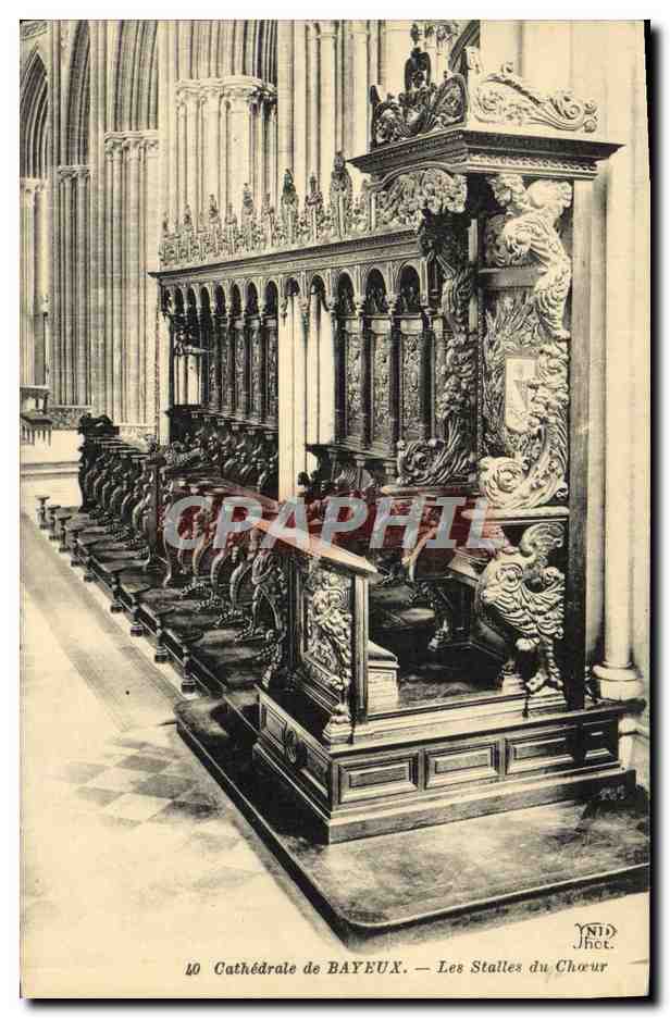 Cathédrale de BAYEUX — Les Stalles du Chœur