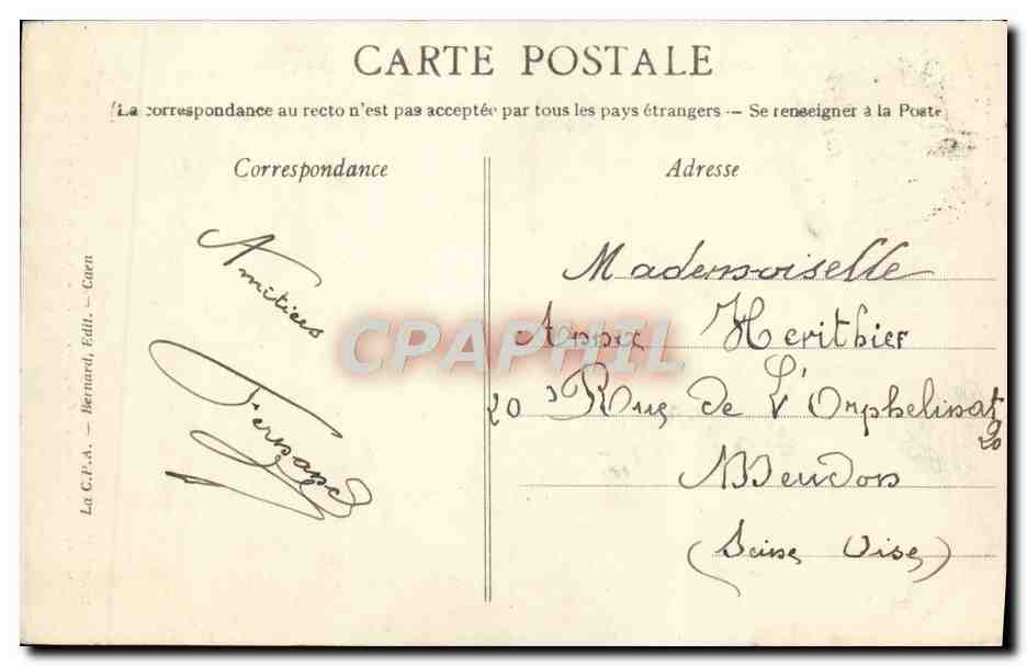 Coiffes d'Hier - Bayeux — La Normandie — Éditeur La C.F.A. - Gien — Reverso