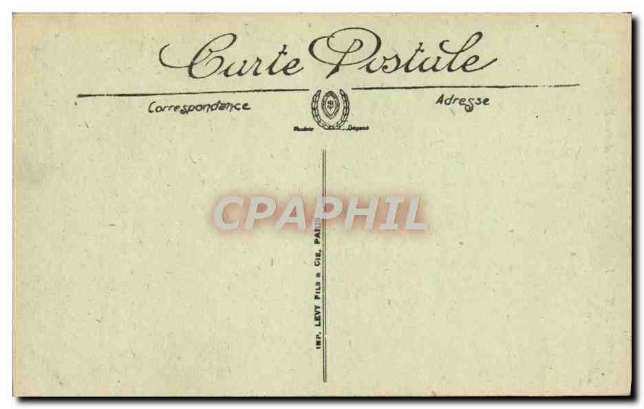 Bayeux — La Cathédrale prise de l'Ancien Évêché — LL. — Verso