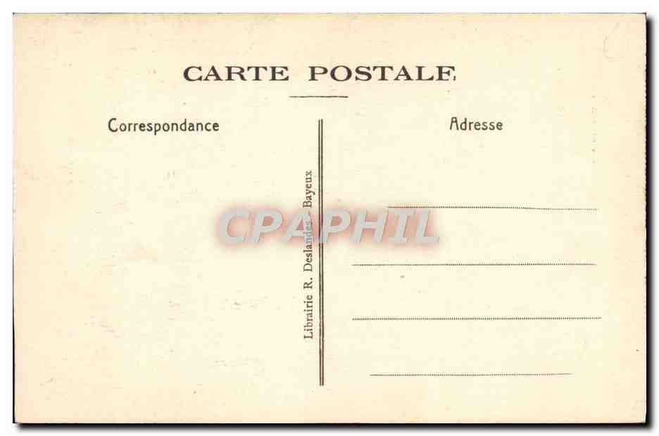 Bayeux - Cathédrale Notre-Dame — commencée en 1046, abside au XIIIe siècle — Librairie R. Deslaurier, Bayeux — Verso