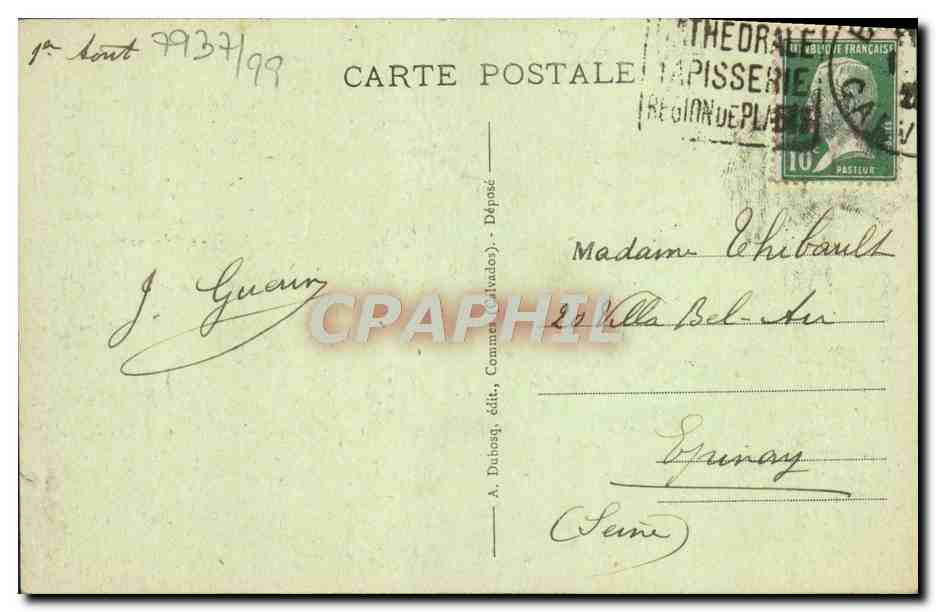 Bayeux - La Cathédrale — A.D. éditeur, n°5 — Reverso