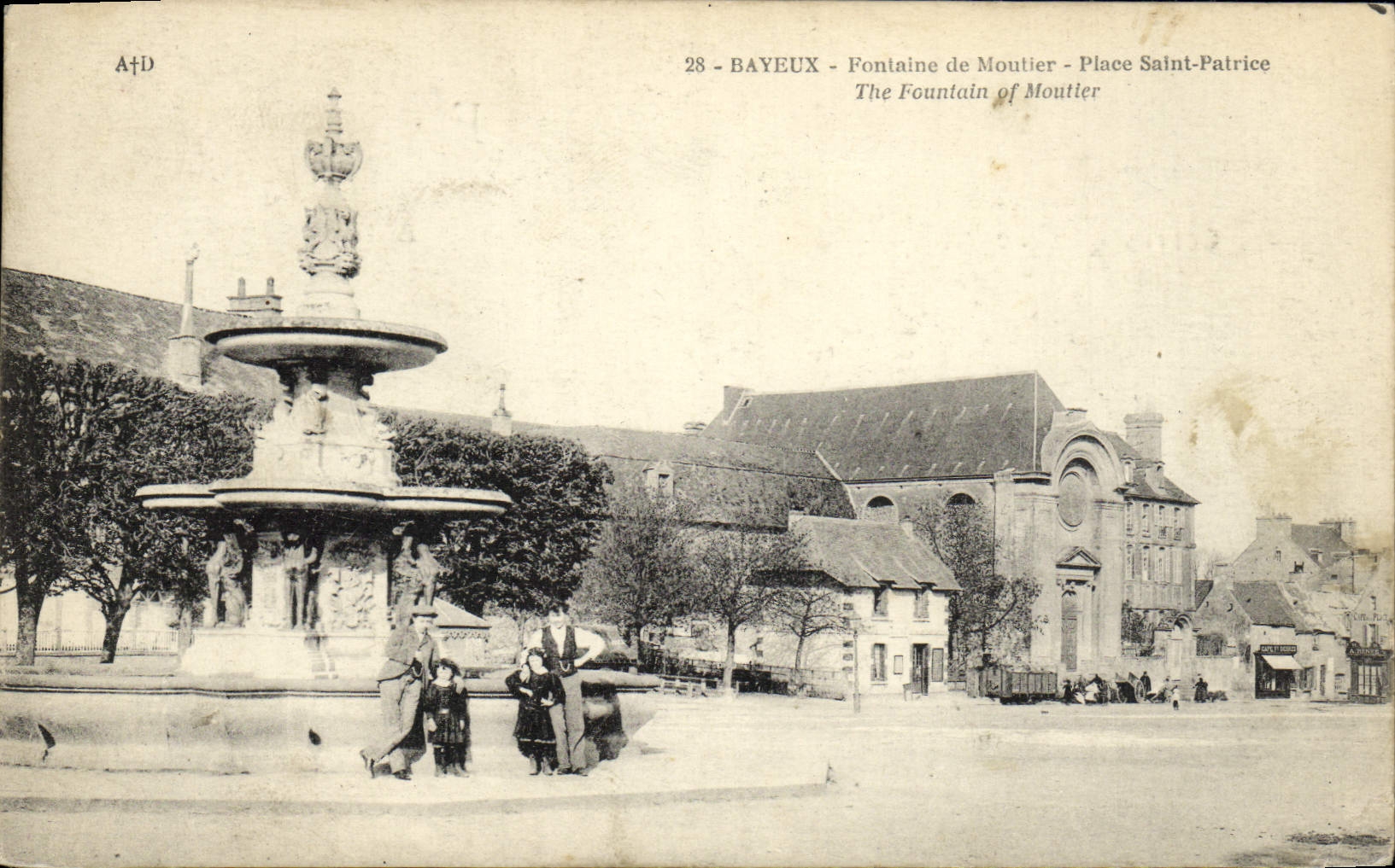 Bayeux — Fontaine de Moutier — Place Saint-Patrice