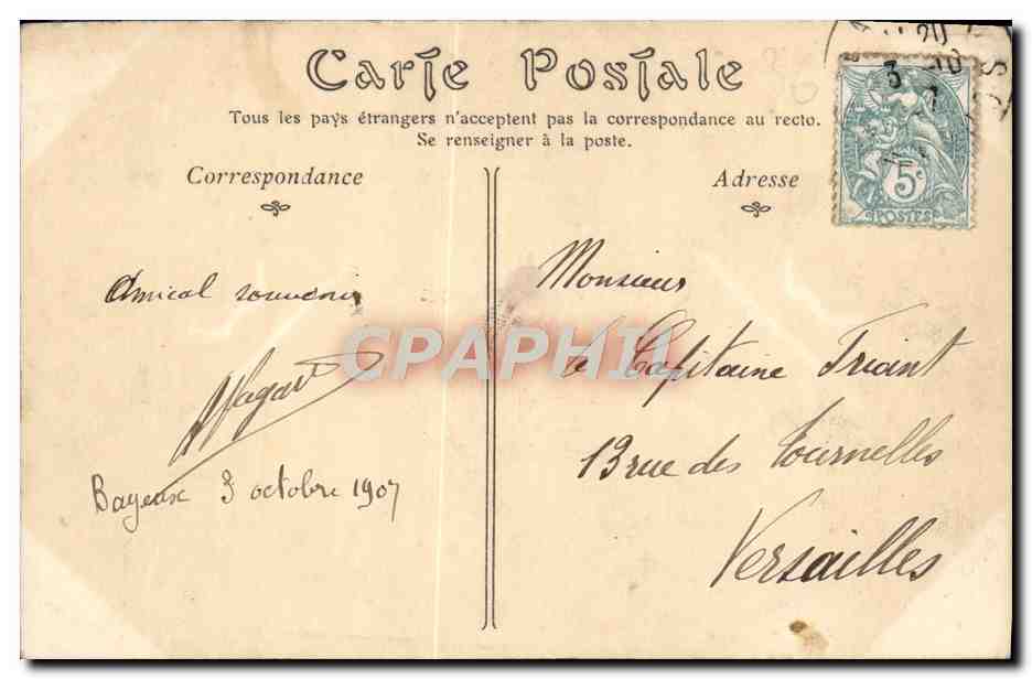 Bayeux — Vue générale — ND. Phot. — Verso