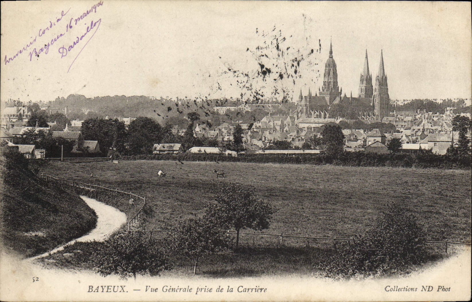 Bayeux — Vue Générale prise de la Carrière — Collections ND Phot
