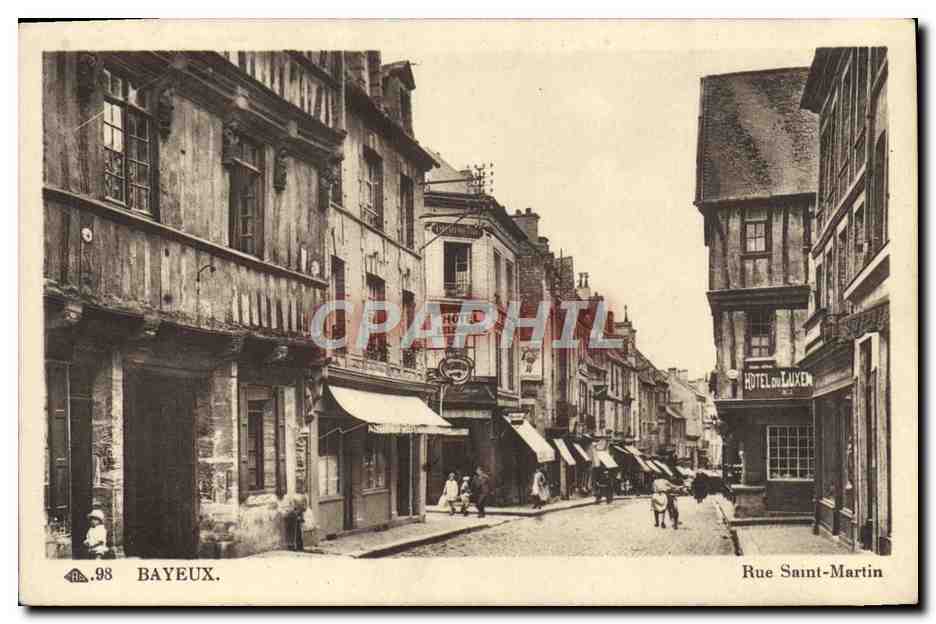 Bayeux — Rue Saint-Martin — Arts Photomécanique à Strasbourg