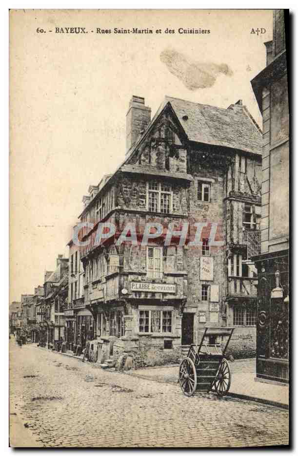 Bayeux - Rues Saint-Martin et des Cuisiniers — A. Dutoit, n° 60