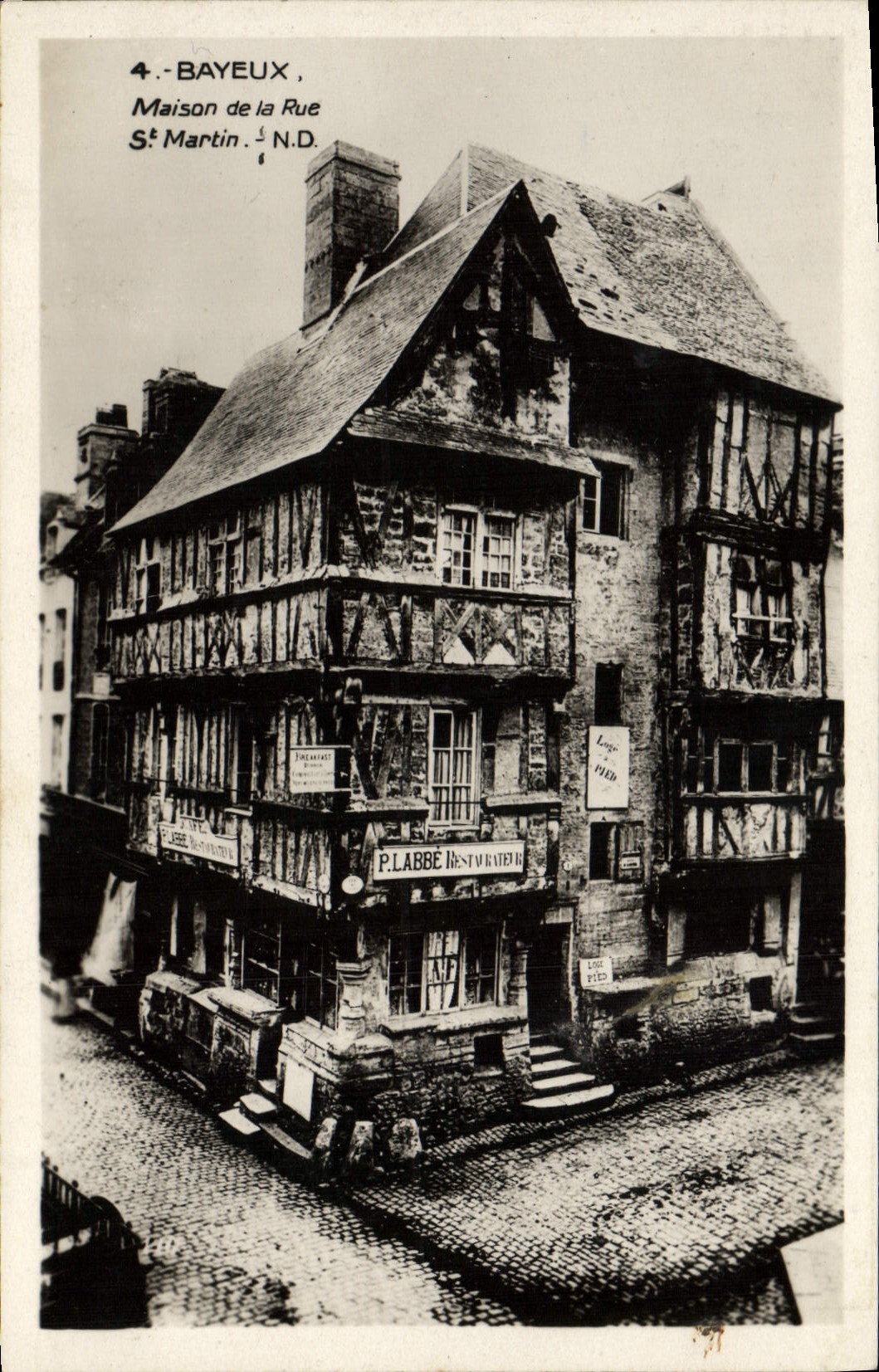 Bayeux — Maison de la Rue Saint-Martin — CPAPHIL - Recto