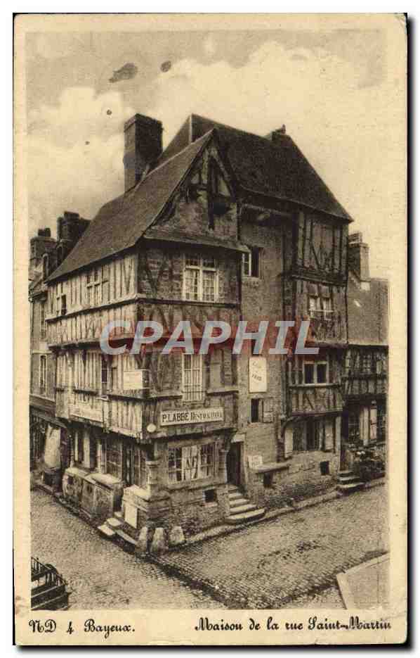 Bayeux — Maison de la rue Saint-Martin — P. Labbé & N. Vaudour