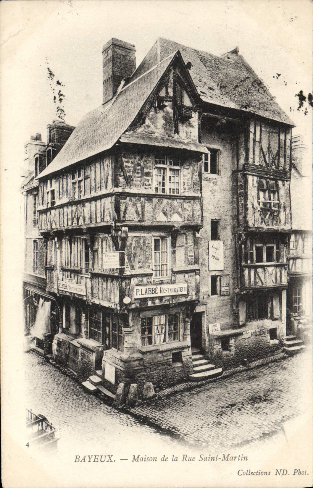 Bayeux — Maison de la Rue Saint-Martin — Collections ND. Phot.