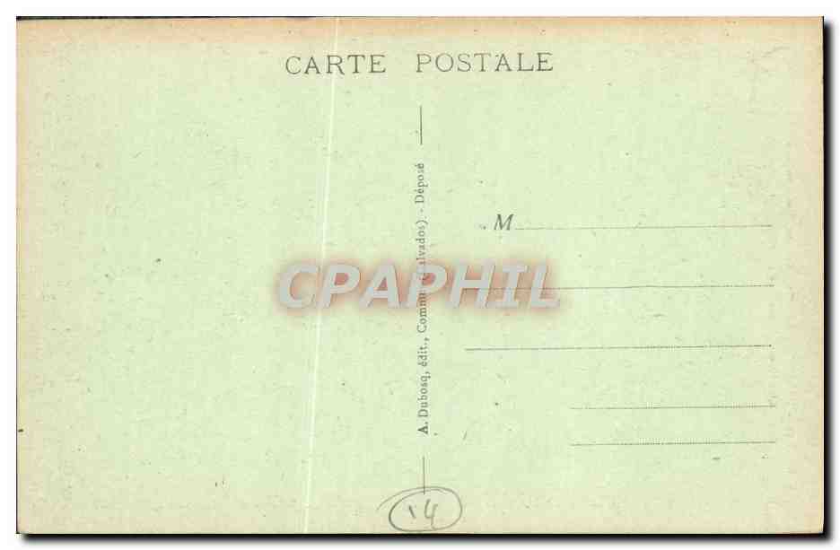 Bayeux - Alte Haus, Rue Bienvenue — A+D, n°51 — Rückseite