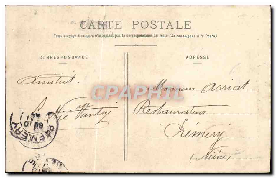 CPA Bayeux Vielle Maison Rue Saint Martin — Verso
