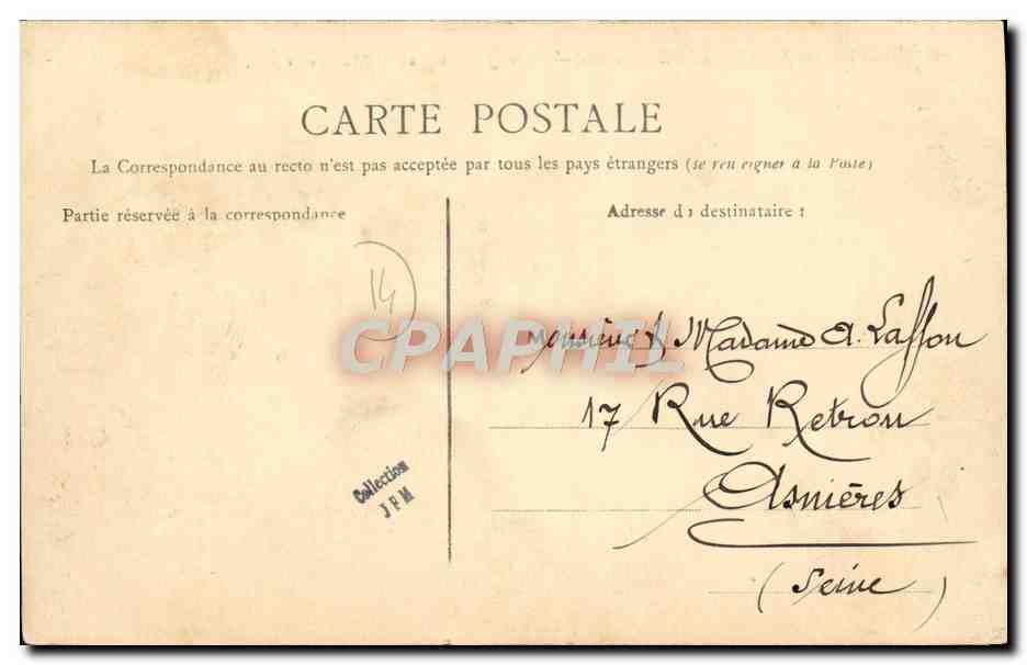 Banneville-la-Campagne (Calvados) — L'Étang du Château de Manneville — L.D. — Reverso