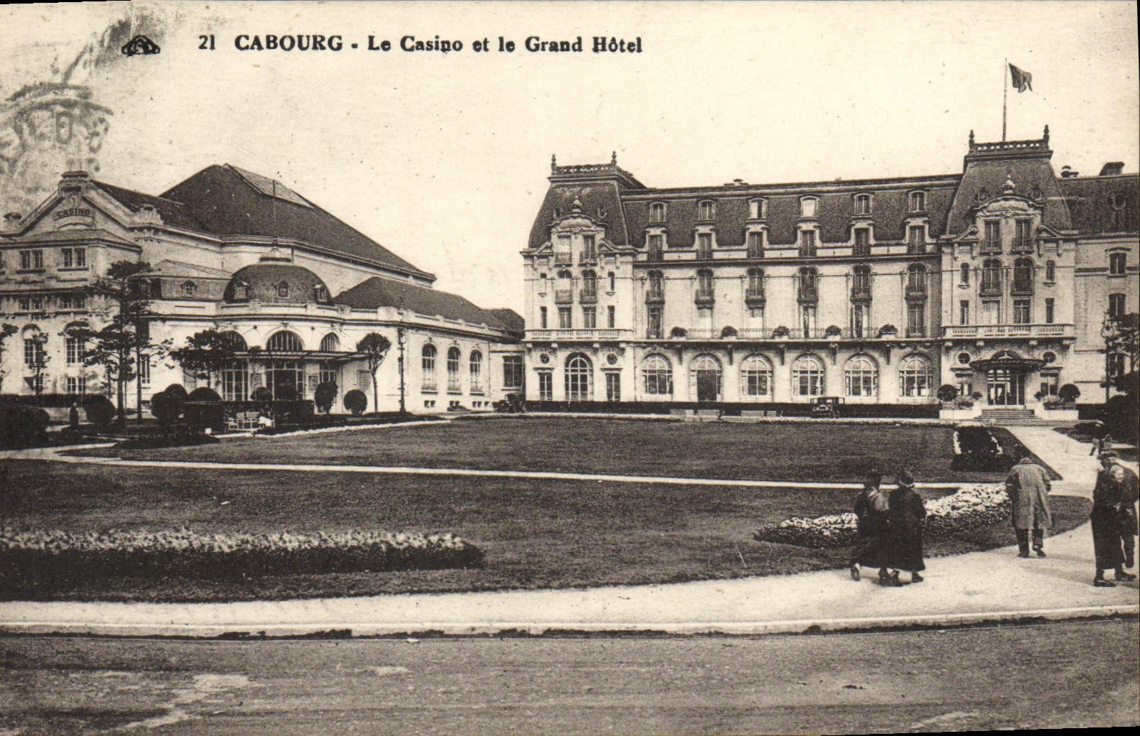 Cabourg - Das Casino und das Grand Hotel — Unbekannter Verlag, Nr. 21