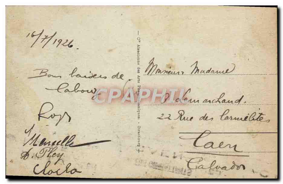Cabourg - Boulevard des Anglais et le Grand Hôtel — éditeur non visible, n° de série 2 — Rückseite