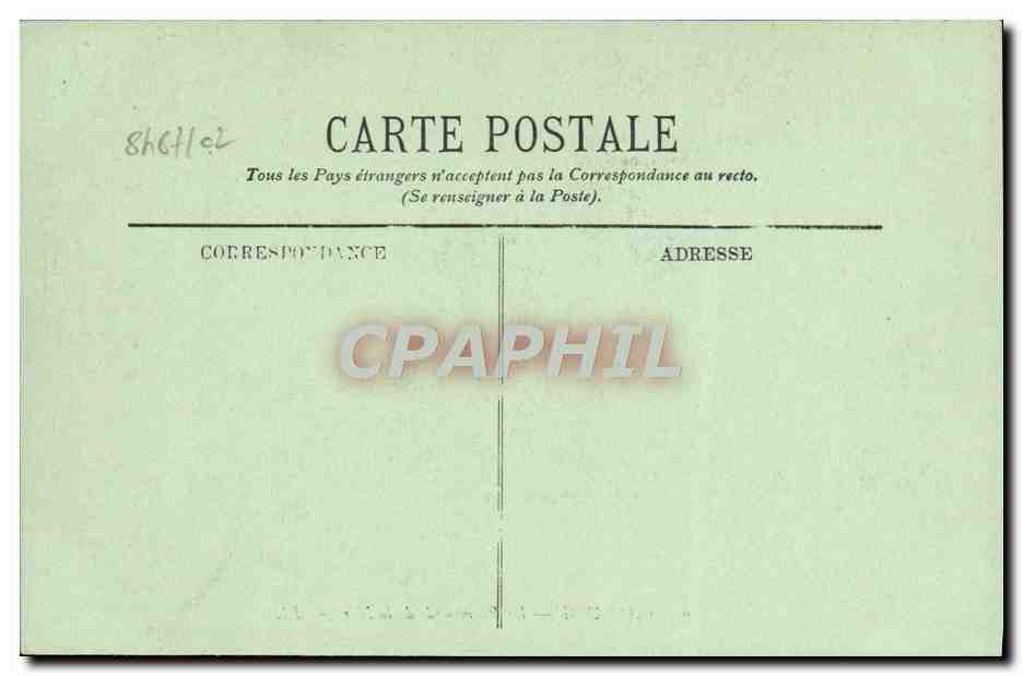 CPA Cabourg La Promenade de la Mer — Rückseite