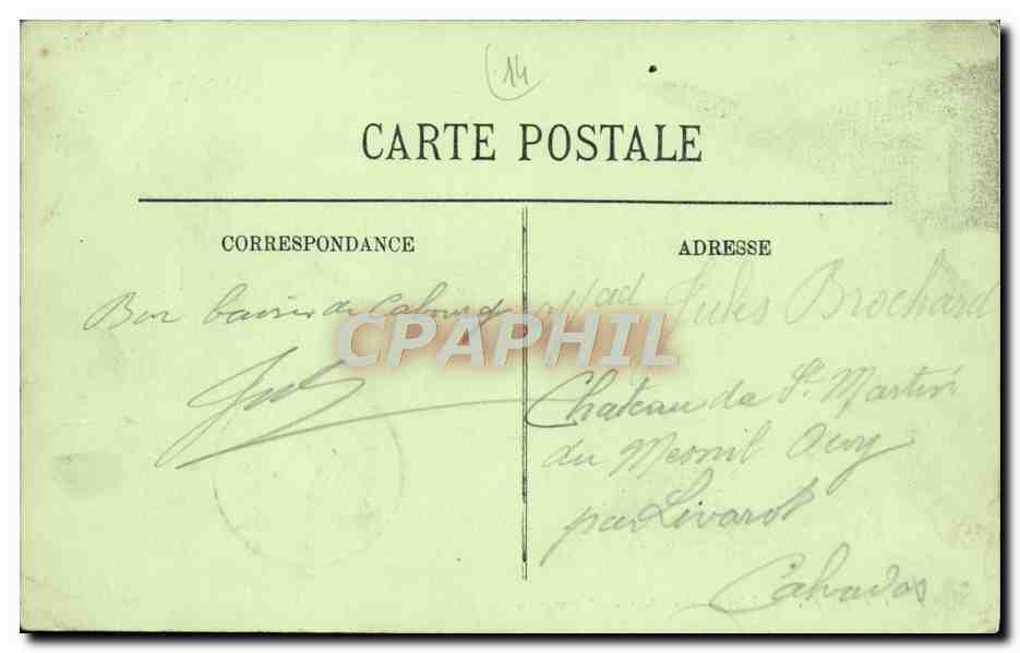 CPA Cabourg L'Hotel des ducs de Normandie — Verso