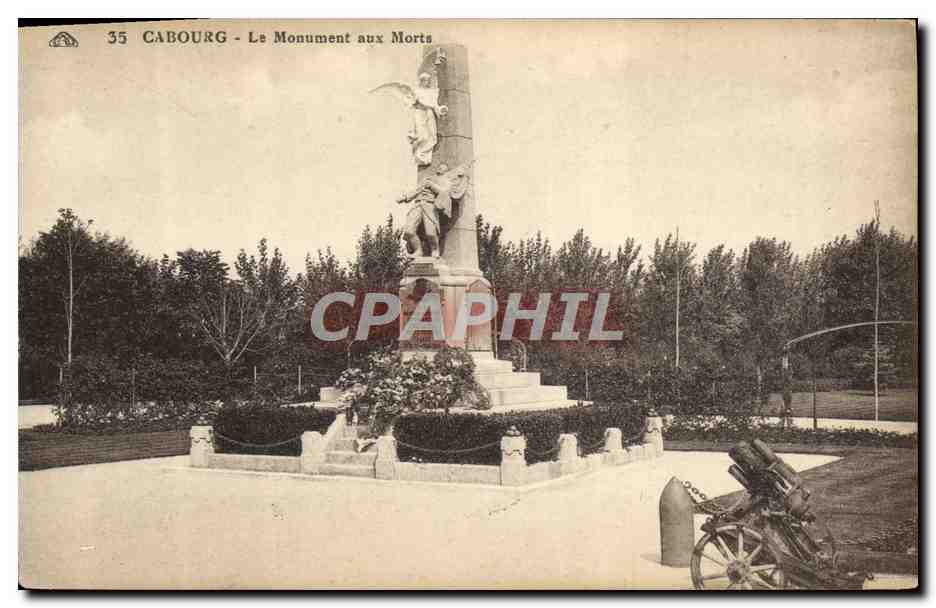 Cabourg - Le Monument aux Morts — éditeur : 4e Aubracienne des Arts et Omechaniques, Trabocour