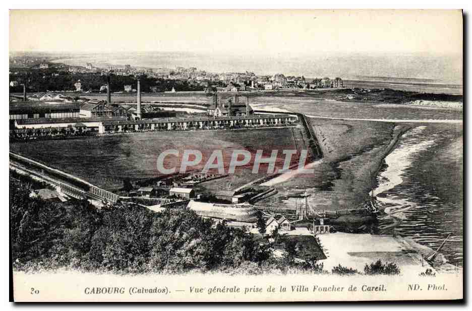 Cabourg (Calvados) — Vue générale prise de la Villa Foncher de Careil — ND. Phot.
