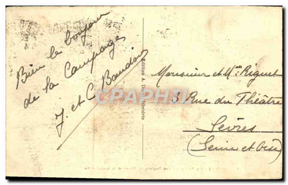 Cabourg - Le Boulevard des Anglais, la Plage et le Grand Hôtel — Verso
